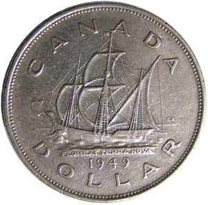 Kanadai dollár hátlap
